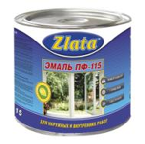 Эмаль ПФ - 115 "Zlata" Красная 20 кг. ведро