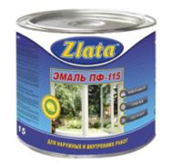 Эмаль ПФ - 115 "Zlata" Белая 2,6 кг. банка